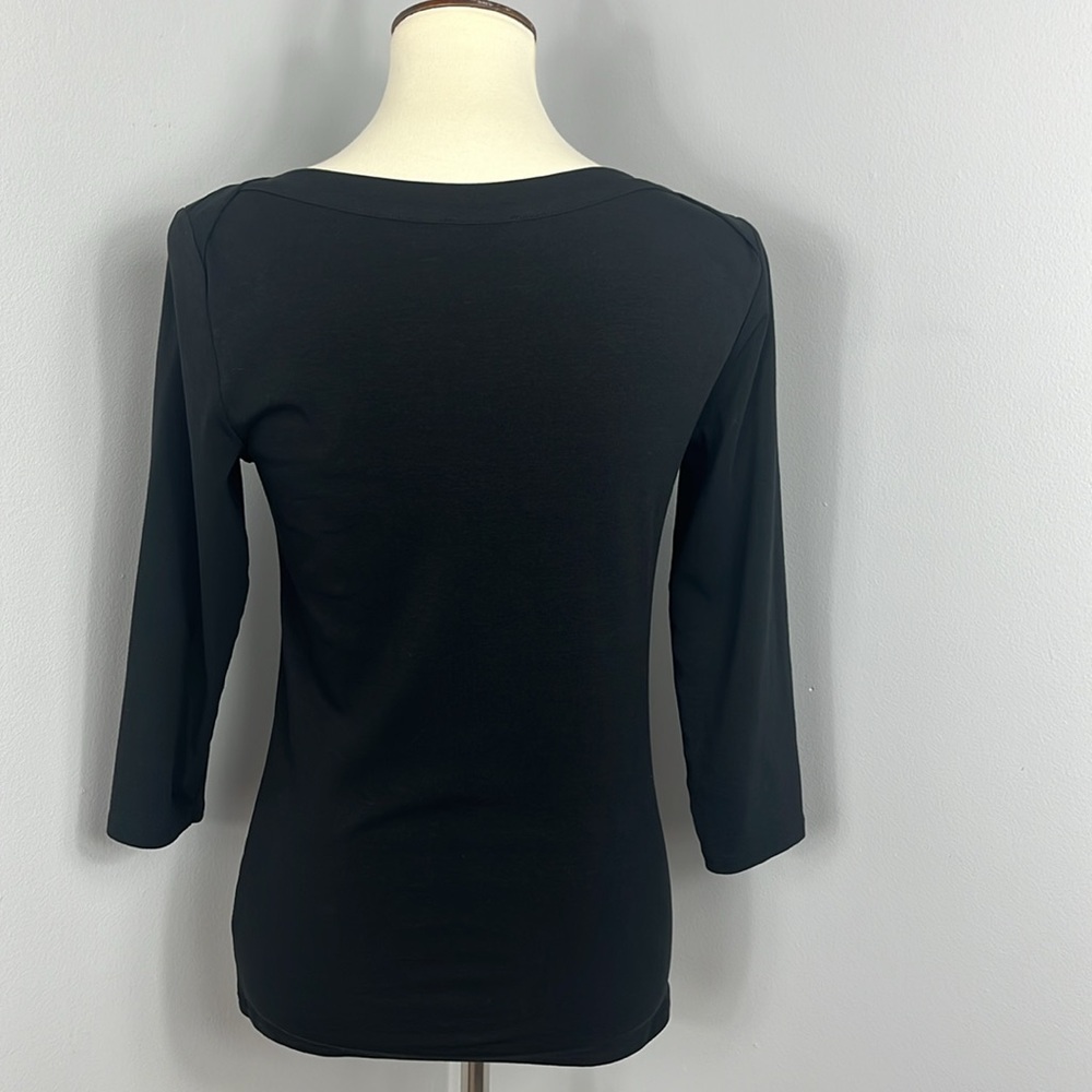 CLEARANCE Ann Taylor Boatneck 3/4 Length Sleeve Top - Picture 4 of 7